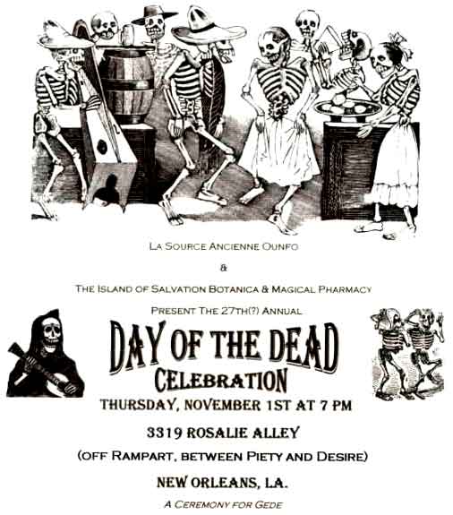 New Orleans Day of The Dead Celebration, with Sallie Ann Glassman